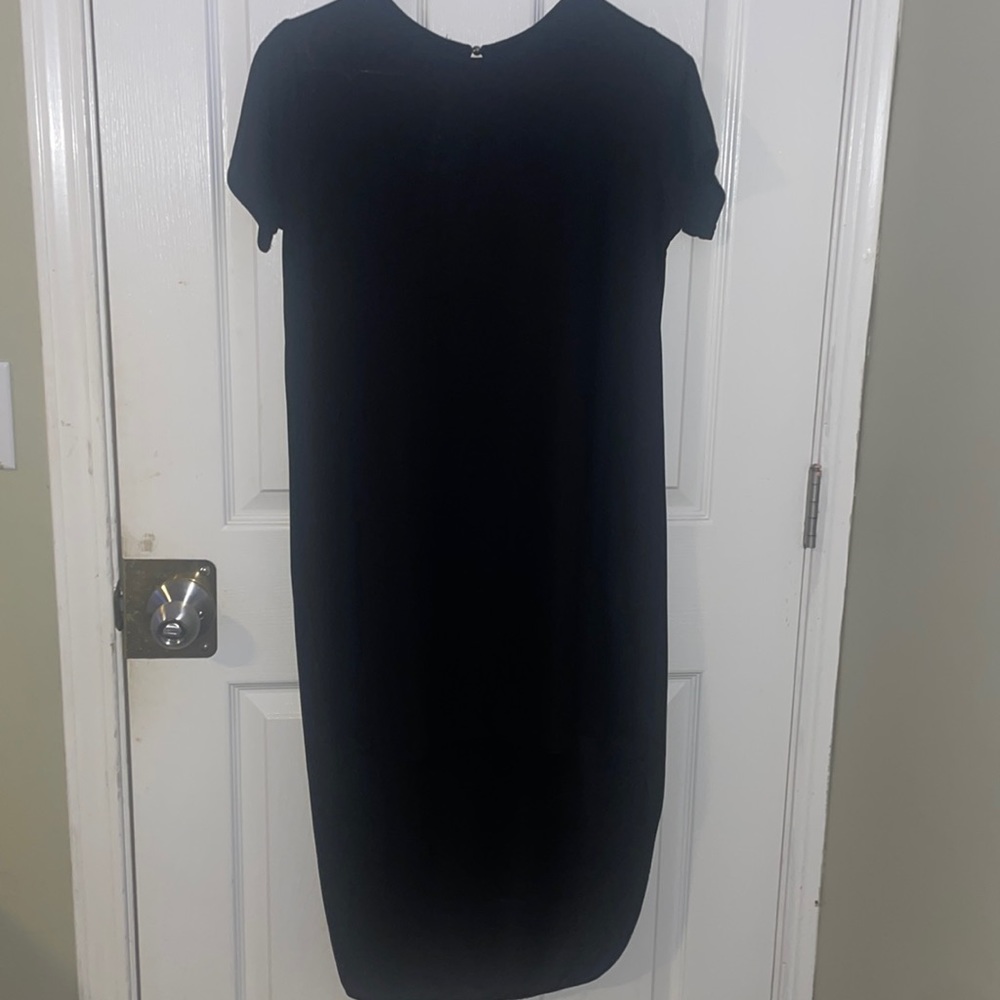 Black High-Low T-Shirt Dress